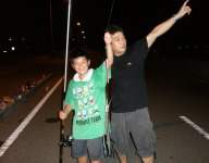熊本新港での夜釣り
