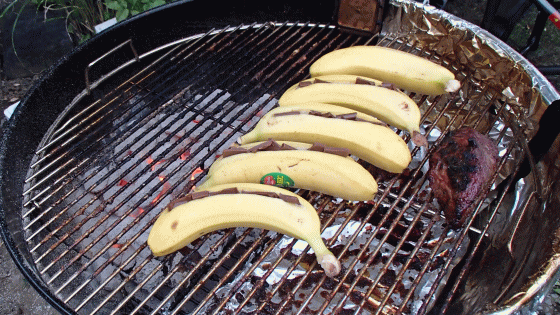 ホット・チョコ・バナナを作る